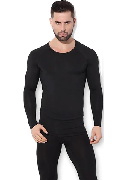 Termal Içlik Alt Üst Takım Siyah modelleri