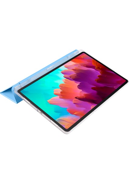 Lenovo Tab P12 Uyumlu Kılıf Kalem Bölmeli Standlı 360 Koruma Katlanabilir Pu Deri Akıllı Kapak indirimleri
