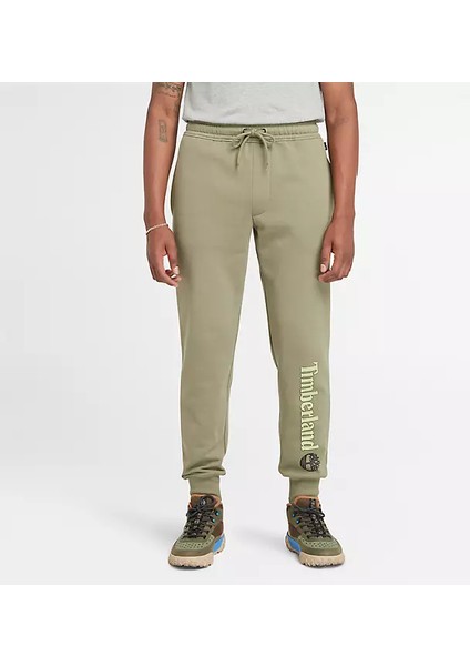 Brushed Back Sweatpant Erkek Yeşil Eşofman Altı TB0A5YFB5901