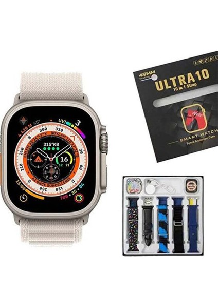 Watch 8 Ultra 49MM 10 In 1 Akıllı Saat