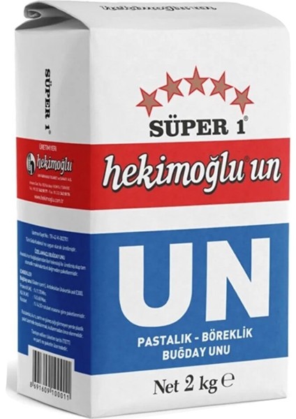 Hekimoğlu Un 2 kg 3'lü