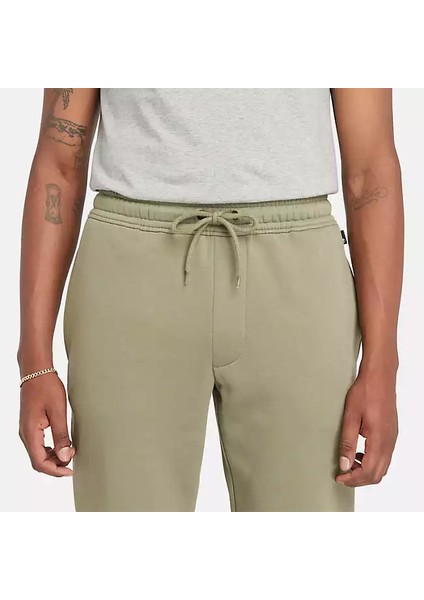 Brushed Back Sweatpant Erkek Yeşil Eşofman Altı TB0A5YFB5901
