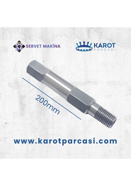 Servet Makina 200MM Karot Ucu Uzatması