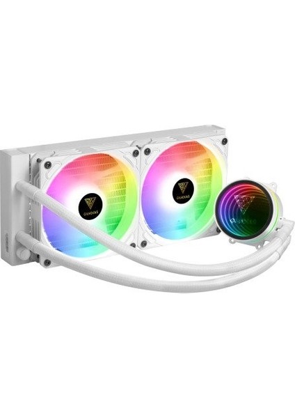 Gamdıas 240MM Chıone M3-240W Rgb AM5-1700 Sıvı Soğutmalı Işlemci Fanı Beyaz