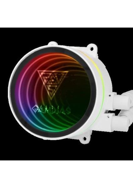 Gamdıas 240MM Chıone M3-240W Rgb AM5-1700 Sıvı Soğutmalı Işlemci Fanı Beyaz