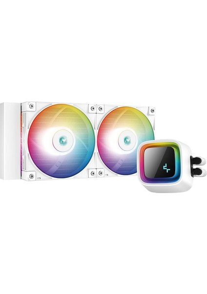 240MM LS520-WH Rgb Sıvı Soğutmalı AM5-1700P Işlemci Fanı Beyaz