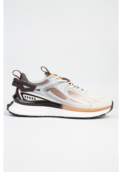 Pierre Cardin® | Pcı-10105 Beyaz Kahve-Ithal Erkek Spor Ayakkabı