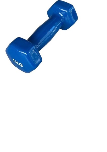 Ckspor 1 kg Köşeli Vinly Dambıl Seti Kaymaz Özel Kaplama Ithal Ergonomik Dambıl 1 Adet