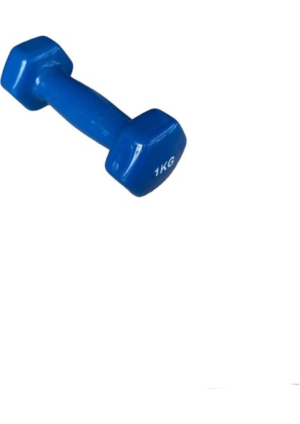 Ckspor 1 kg Köşeli Vinly Dambıl Seti Kaymaz Özel Kaplama Ithal Ergonomik Dambıl 1 Adet