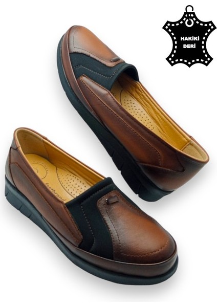 Günlük Kadın Tamamen Deri Comfort Tam Ortopedik Anne Ayakkabısı modelleri