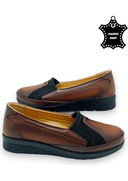 Günlük Kadın Tamamen Deri Comfort Tam Ortopedik Anne Ayakkabısı fırsatları