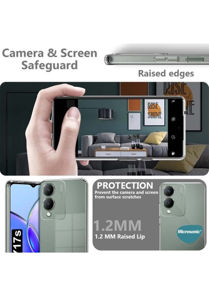 Vivo Y17S Kılıf Transparent Soft Şeffaf modelleri