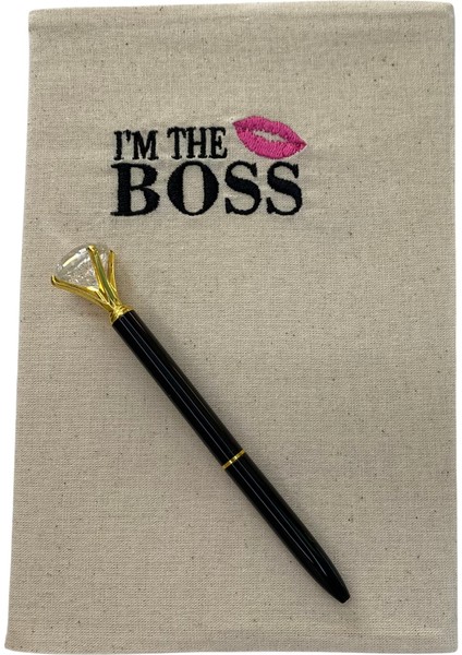 Aysena Kıdam Concept Store Akcs I'm The Boss Nakışlı Notebook/defter