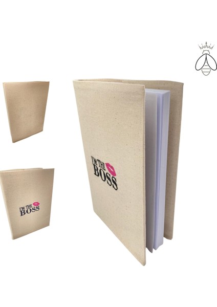 Aysena Kıdam Concept Store Akcs I'm The Boss Nakışlı Notebook/defter