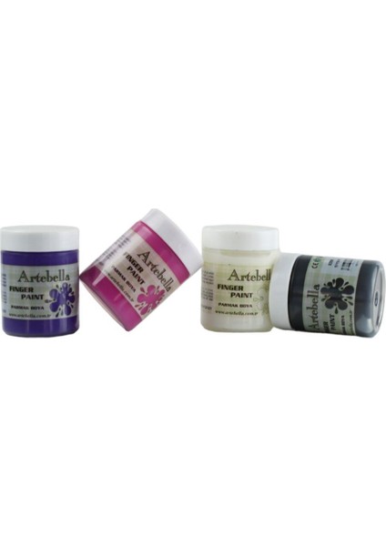 4'lü Yıkanabilir Parmak Boyası 50 ml Set 3
