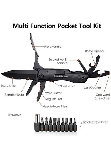 GHK-PL107 Foldable Multi Tool fırsatları