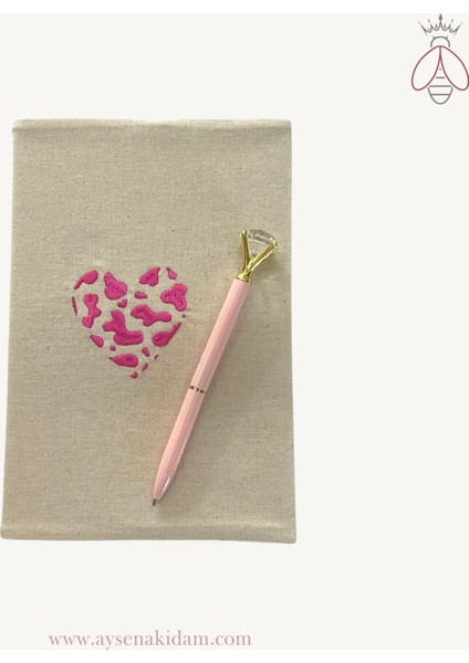 Akcs Queen Notebook Elmas Kalem Set