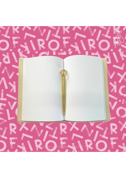 Akcs Queen Notebook Elmas Kalem Set