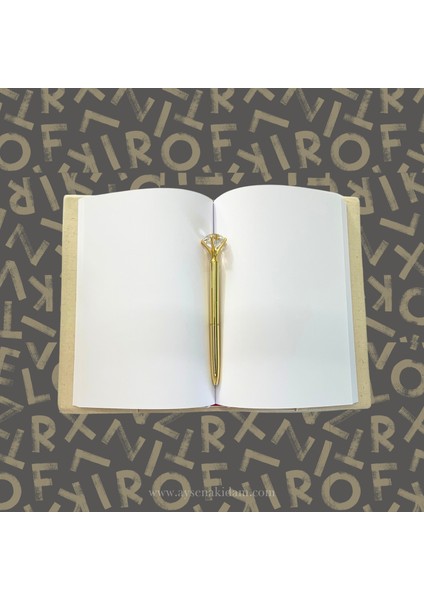 Akcs Queen Notebook Elmas Kalem Set