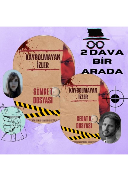 Kaybolmayan Izler Oyunu 2 Dosya Birden - Dikkat! Suç Çözme Oyunu - Katil Kim? Dedektiflik Oyunu