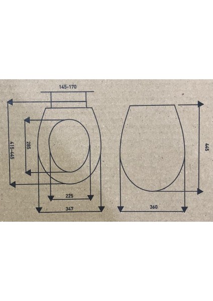 Basic Kanalsız 52 cm Asma Klozet+Serel Anemon Pp Thermoplast Yavaş Kapanan Klozet Kapağı