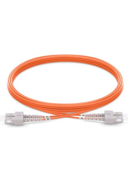 Fiber Optik Patch Kablo Sc/sc Dupleks mm 10MT Patch Cord Om2