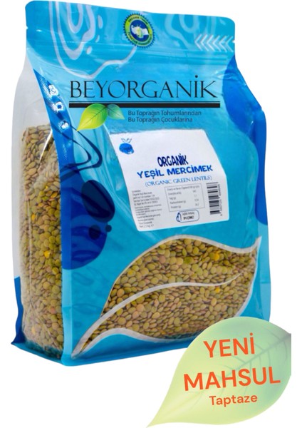 ORGANİK Yeşil Mercimek 2,5kg