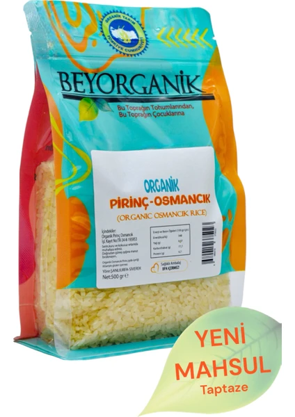 Organik Osmancık Pirinç 500gr