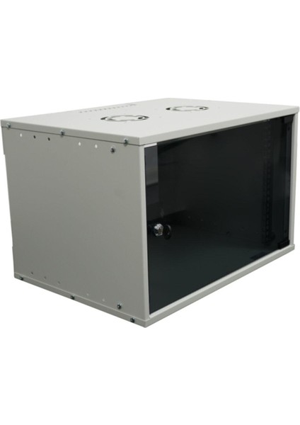 4u 600X600 mm Duvar Tipi Soho Rack Kabinet Gri 2 Yıl Üretici Garantili