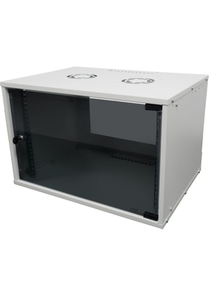 4u 600X600 mm Duvar Tipi Soho Rack Kabinet Gri 2 Yıl Üretici Garantili