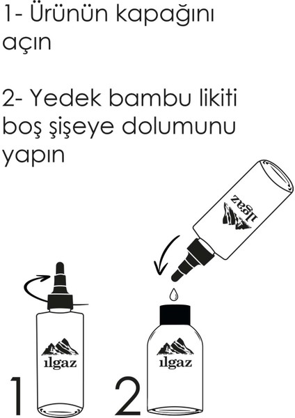 Pudra Bambu Yedek Likit Bambu Oda Kokusu Yedek Şişe Powder Çubuklu Oda Kokusu 200 ml