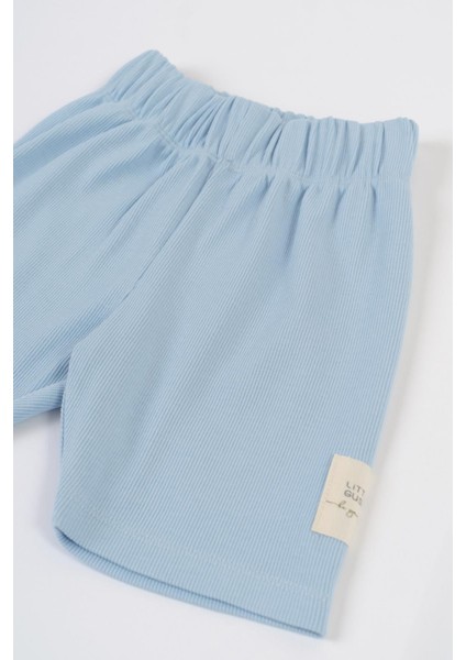 Kısa Fitilli Tayt Mavi Organik Pamuk modelleri