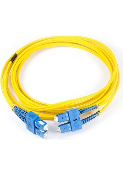 Fiber Optik Patch Kablo Sc/sc Dupleks Sm 1mt Patch Cord Çap:3mm