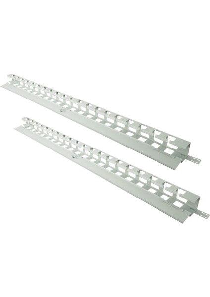 26U 800MM Kabinler Için Dikey Kablo Düzenleyici Gri 2 Yıl Üretici Garantili modelleri