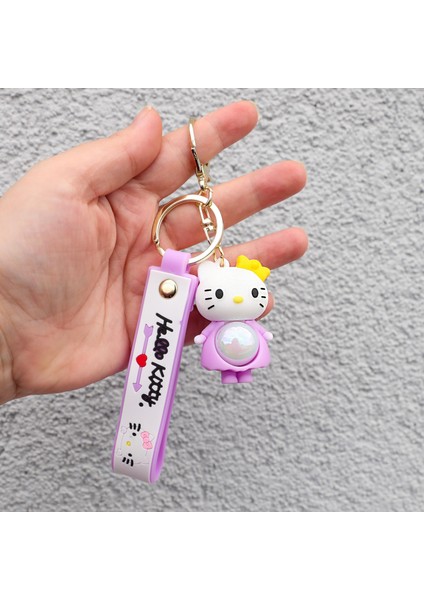 Hello Kitty Işıklı Anahtarlık 1 Adet