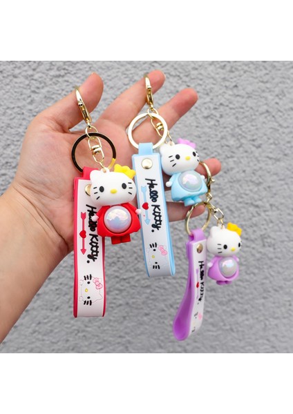 Hello Kitty Işıklı Anahtarlık 1 Adet