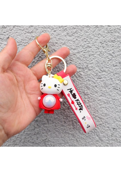 Hello Kitty Işıklı Anahtarlık 1 Adet