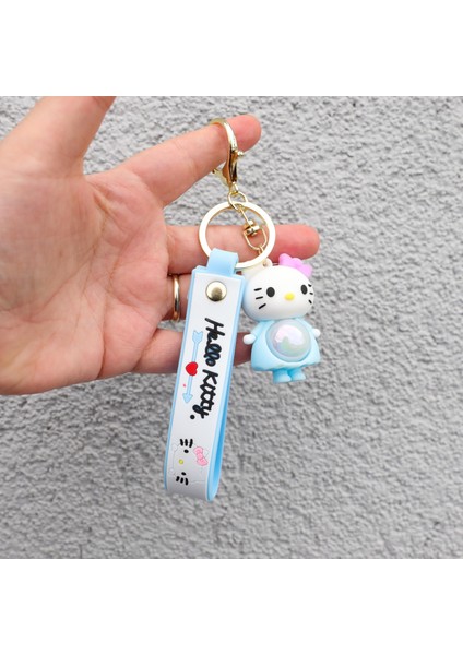Hello Kitty Işıklı Anahtarlık 1 Adet