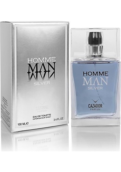 Homme Silver Parfüm - Cazador - Aralık 2021 - Gri - Std