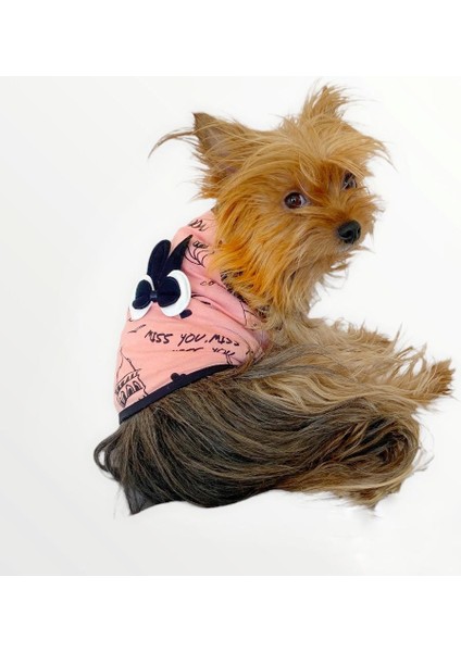 Pink Istanbul Atlet Köpek Kıyafeti Köpek Elbisesi
