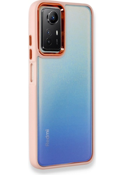 Xiaomi Redmi Note 12S Kılıf Dora Kapak - Pudra