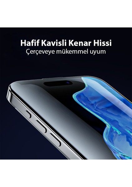 iPhone 15 Pro Full Hd Kırılmaz Cam Ekran Koruyucu