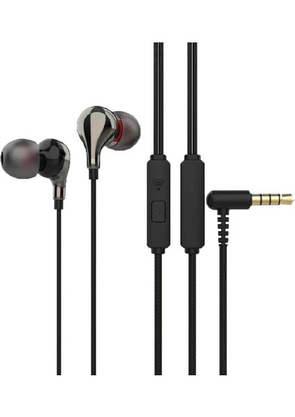 Linktech E80 Stereo Mikrofonlu 3.5mm Kulak Içi Kablolu Kulaklık