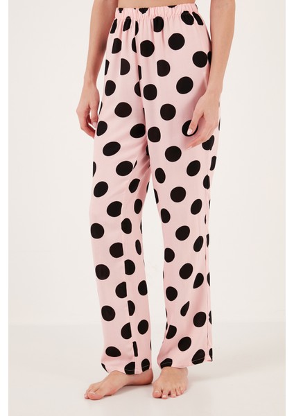 Rahat Kesim Bol Paça Mono Yaka Kısa Kollu Pijama Takımı Bayan Pijama Takımı 6110290 fırsatları
