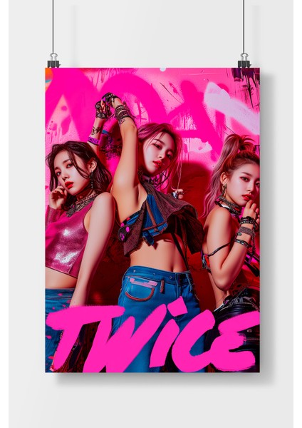 Twice Kpop Poster Çerçevesiz Poster Kağıdı