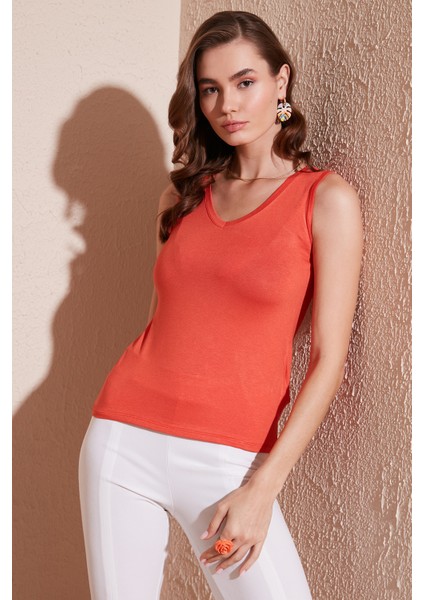 Kalın Askılı Bluz 5864384