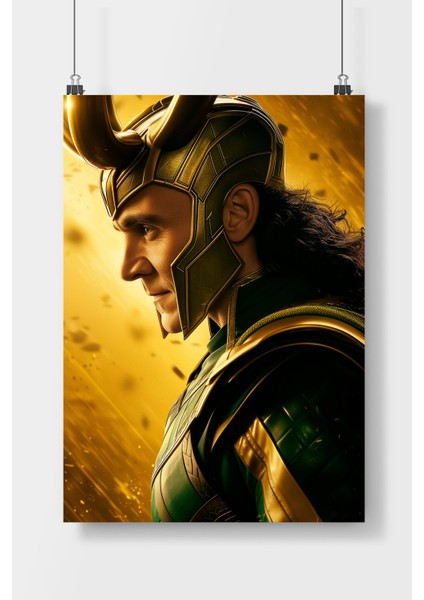 Loki Film Poster Çerçevesiz Poster Kağıdı