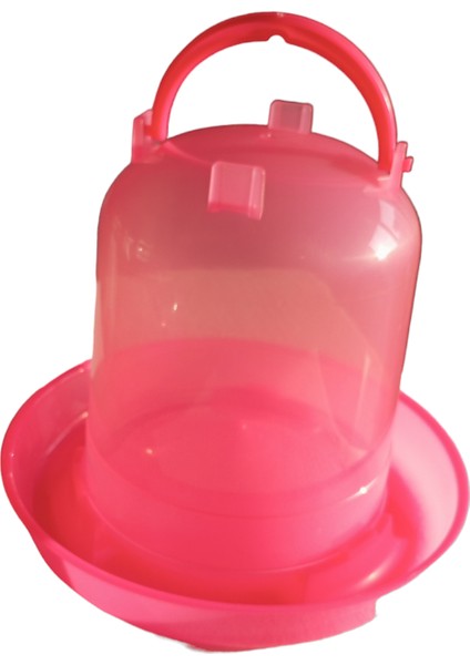 Civciv ve Güvercin Yemlik 1,5lt Pembe