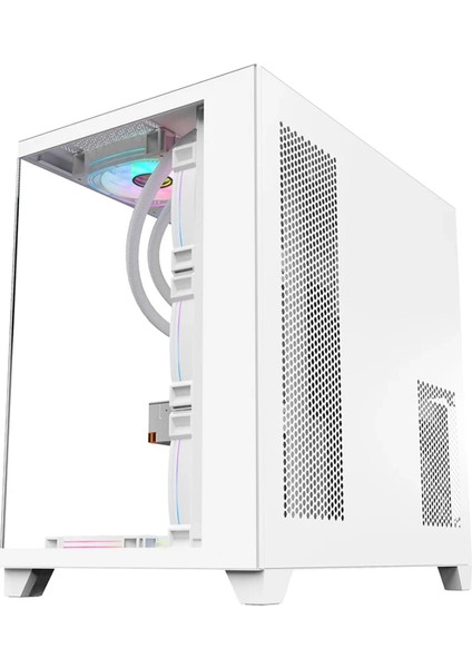 Kumandalı Supernova 7 Rgb Fanlı Atx Temperli Cam Panel Akvaryum Gaming Bilgisayar Kasası