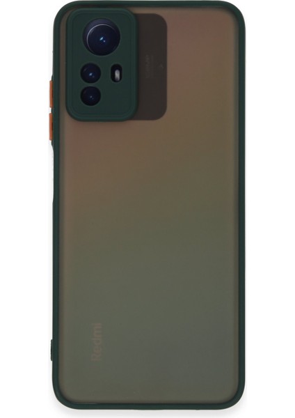 Xiaomi Redmi Note 12S Kılıf Montreal Silikon Kapak - Yeşil